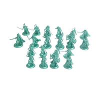 Yunhgft 20-Piece Figurines, Ancient Models, Plastic Play Set Suitable for Sand Tabletop Games And Dioramas, Green
