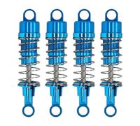 Yunhgft 4 Pieces Model Car Shock Absorber RC Car Damper Kit Aluminum Alloy Pull Rod Remotes Control Suitable for RC Car Upgrading DIY Craft Project, Blue