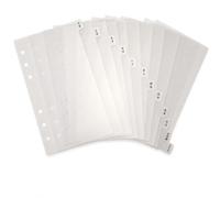 Yunhgft Alphabetical Index Notebook Dividers, PP Material, Handbook, Letter Index Alphabetical Printing, for Loose-Leaf