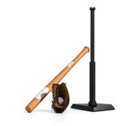 Yunhgft Baseball Ball Set for Youth, Wood Baseball Train Equipment Practice Kit
