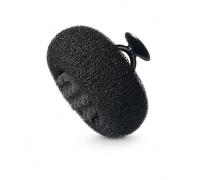 Yunhgft Body Scrubber and Exfoliator for Men with Suction Cup, Silicone and Nylon Scrubber, for Easy Storage, Classic Black