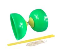 Yunhgft Chinese Diabolo Set, Triple-warehouse Diabolo, Multi-purpose Funding for Physical Activity, Chinese Diabolo Set for Children, Green