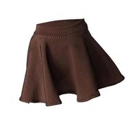 Yunhgft Clothing for 1:6 Scale Action Figures: Trendy Short Skirt, Photo Prop for Dolls, Compatible with 30cm Female Figures, Brown