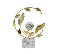 Yunhgft Crystal Ball and Decorative Leaf, Collector's Item with Base, Ideal for The Bedroom, Style A