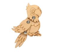 Yunhgft DIY Wooden Writing Board, Accessories, Material, Basic Skills, Early Educational Teaching Aids, Activity Board for Kids, Birds