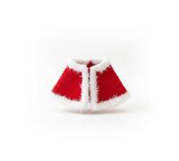 Yunhgft Hand-Knitted Cape Dog Costumes Cat Christmas Outfit for Medium, Red Cloak, Red, M