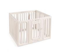 Yunhgft Hdpe Dog Playpen for & Pets, Easy Assembly Pen, Elevated 75cm, 10 small panels + 1 large panel + 1 door, 3cm thickened