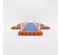 Yunhgft Interlocking Floating Dock Float for Lakes & Boats | Modular Floating System, Single Float