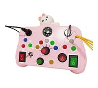 Yunhgft LED Switch Board, Busy Board, Early Educational Toy Teaching Prop Busy Board Switch Socket for Travelling Toy Kids, rabbit