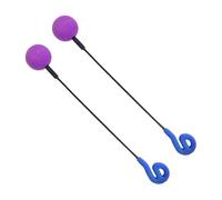 Yunhgft Maillet De Gong with Friction, Resonant Mallet, Percussion, Sweet Low Notes, Drum Stick, Sound, for Meditation, 2Pcs