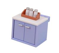 Yunhgft Miniature Kitchen Furniture Sofa Dollhouse Model Decoration PP Suitable for Children Collectors Home Scenarios Gift, Salt tank platform