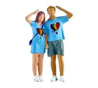 Yunhgft Miniature -Man Figures Painted Figures 1/64 Skala Menschen -Figures -Mini Models for The Family, Style B