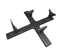 Yunhgft Model Airplane Painting Stand with Flexible Rotating Base And Secure Mounting Made of PP Material for Miniature Assembly, Workshop, And Hobby W, Black