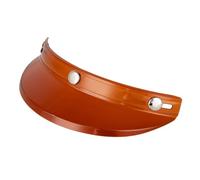 Yunhgft Motorcycle Visor, Helmet Visor Top Cover, Visor Cap, Easy to Mount, Impact Resistant for Classic Helmets, Street Riding, amber