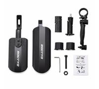 Yunhgft Mountain Bike Telescopic Mud Guard Set, Metal Construction - Front and Rear Mudguards Included - All Mounting Hardware - Adjustable
