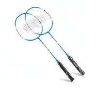 Yunhgft Racket Set for Backyard Play, Adult Set with Shuttlecocks, Aluminum Alloy Rackets, Blue