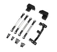 Yunhgft RC Car Axle Rod Sturdy Alloy Axle Mount Rod Four Link Modification Upgrade Complete Replacement Kit Suitable for MN82 MN82S MN82Pro Rock Climbing, black
