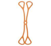 Yunhgft Resistance Band, TPE Elastic Exercise Bands for Full-Body Workout, Home Gym, Physical Therapy, Orange