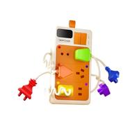 Yunhgft Sensory Power Strip, Lightweight Activity Board, Interactive Gift for Preschoolers, Learning Toy for Boys And Girls