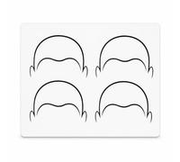Yunhgft Silicone Rubber Skin for Microblad Artists and Apprentices, Sided, White Front Practice Skin