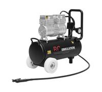 Yunhgft Simulation Pump Compressor Metal Decorative Accessories for Car Detailed Reconstruction Suitable for Model Making Exhibitions, Black