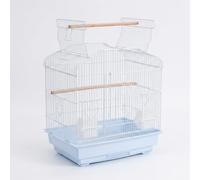 Yunhgft Single Layer Cage for Parakeets, Open Top Design, with Accessories