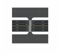 Yunhgft Traffic Base Sticker Model Building Road Plate Modular PVC Board Pre-Assembled Scenery Base Suitable for Hobby Projects Architectural Scenes, Model 3