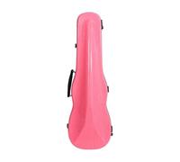 Yunhgft Violin Case Carbon Fiber Musical Accessory Composite Material Secure Environmental Fit Double Strap System suitable for gift giving practice, Pink, Triangle Brushed