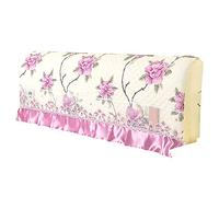 YUNHOME Bed Head Cover Headboard Cover Bed Headboard Cover Floral Purple Bed Cover Backrest Protective Cover Soft Bag Veneer Headboard Dust Cover Elastic-1.5M Purple Flower 65Cm