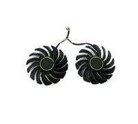 YUNHUOZ 2pcs/lot 87mm PLD09210S12HH Cooler Fan For MSI for GeForce GTX 1660 Ti SUPER RTX 2060 2070 2080 for VENTUS XS OC Cooling Graphics(C2-FAN)