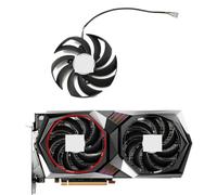 YUNHUOZ 95MM 4PIN PLD10010S12HH RTX3060 Ti GPU Fan for MSI for Radeon RX 6700 XT for Gaming X for GeForce RTX 3060 for Graphics Video Card Cooling(A-Fan)
