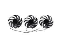 YUNHUOZ 95MM PLD10010B12HH Cooling Fan Replacement For MSI for GeForce RTX 3070 3080 3090 Ti SUPRIM X Graphics Video Card Cooler(Black 3-Fan)