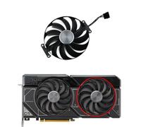 YUNHUOZ T129215BU 6PIN RTX4070 SUPER for ASUS for GeForce RTX 4070 12GB for DUAL OC graphics card cooling Fan(B-Fan)
