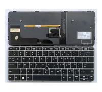YUNHUOZ US Laptop Keyboard for HP for EliteBook 820 G3 G4 725(Point Backlit US)