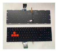 YUNHUOZ US Layout for Asus FX60VM ZX60V GL502 GL502VT VM VS GL702 FX502 S5V S5VS S5VT S5VM S7V S7VM S7VT ZX60VM Laptop Keyboard Easy to replace(Orange Backlight US)