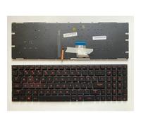 YUNHUOZ US Layout for Asus FX60VM ZX60V GL502 GL502VT VM VS GL702 FX502 S5V S5VS S5VT S5VM S7V S7VM S7VT ZX60VM Laptop Keyboard Easy to replace(Red backlit US)