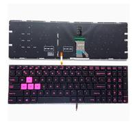YUNHUOZ US Layout for Asus FX60VM ZX60V GL502 GL502VT VM VS GL702 FX502 S5V S5VS S5VT S5VM S7V S7VM S7VT ZX60VM Laptop Keyboard Easy to replace(Rose Backlight US)