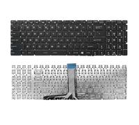 YUNHUOZ US RU Layout for MSI GP65 GL75 GF75 GE75 GS75 GP75 GT76 for Leopard 9SD Laptop Keyboard Easy to replace(White Word US)