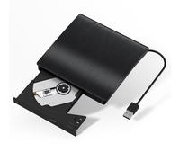YUNINFANG External CD/DVD Drive for Laptop USB 3.0 Burner +/-RW Portable DVD Player CD ROM Writer Reader Plug & Play for Windows Mac Linux PC (5 in 1)