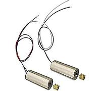 YUNIQUE GREEN-CLEAN-POWER - 2 Replacement Motors for RC Quadcopters Compatible with H8C H8D DFD F183 | 1 Clockwise Motor and 1 Counter-Clockwise Motor | Durable Brass Pulley, Metal