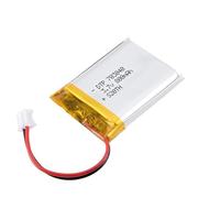 YUNIQUE GREEN-CLEAN-POWER - Lithium Battery 3.7 V 800 mAh Model 703040 | With Protection Circuit | Rechargeable, Compatible with Bluetooth Earphones and TWS Headphones, High Durability