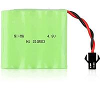 YUNIQUE GREEN-CLEAN-POWER - Rechargeable Ni-MH Battery 4.8V 1200mAh | Compatible with Remote Control Cars, Radiofly, Space Kondor Drone | Quick Charge, Extended Play, Green | 55x48x15-84 gr