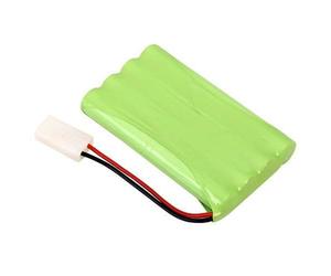 YUNIQUE GREEN-CLEAN-POWER - Rechargeable NI-MH Battery 9.6V 2000mAh | TAMIYA Connector for RC Car, Truck, Quadcopter | 8 AA Cells, Green | 100x57x15mm - 100 gr