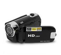 Yunir 16MP Digital Camera, 2.4 1080P 16X Zoom Rotatable Screen Camcorder with Fill Light, Video Vlogging USB Camera for Travel, Wedding, Campus Records, etc. (Black)