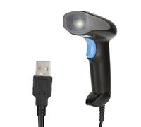 Yunir 1D 2D QR Barcode Scanner, Handheld USB Cordless Waterproof Bar Code Reader, Compact and Lightweight Dust and Impact Resistant for Store, Supermarket, Warehouse