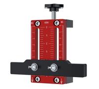 Yunir Aluminum Alloy Cabinet Door Mounting Jig, Hardware Jig, Red, For Framed or Frameless Cabinets