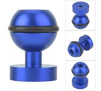 Yunir Ball Head Base Mount, Aluminium Alloy Diving Light Bracket Action Camera Ball Head Base (Blue)