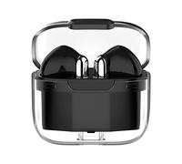 Yunir BT 5.3 Language Translator Earbuds, Supports 144 Languages, 5-6 Hour Playback, Black