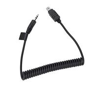 Yunir Camera Shutter Cable, MC-DC2 0.5m Camera Remote Shutter Release Connecting Cord Cable for 7100,D7200,D7000,D5100,D5000,D3200,D90,Df,D750,D610,D7100,D7000,D5300,D5200,D5000,D3300, etc(3.5mm-N3)