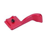 Yunir Camera Thumb Grip, Aluminum Alloy Finger Thumb Grip Hot Shoe Mount for Fuji X100 X100S X-E1 X10 X-Pro1, for OM-D EM-5 Pen-F E-P3 E-P2 E-P1 E-PL5 E-PL3 E-PL2 E-PL1 E-PM2 E-PM1(Red)